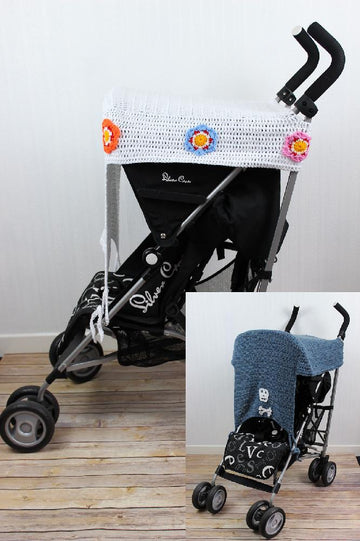 259-Stroller Sunshade Crochet Pattern #259