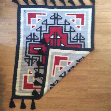 Large Klagetoh Rug with Fringe