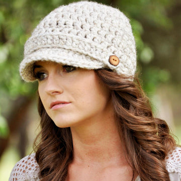 Basic Newsboy Hat/Pattern 001