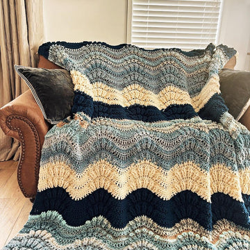 Coastal Vibes Afghan