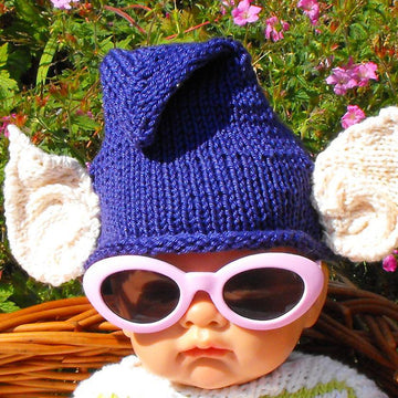 Baby Big Ears Purple Pixie Hat