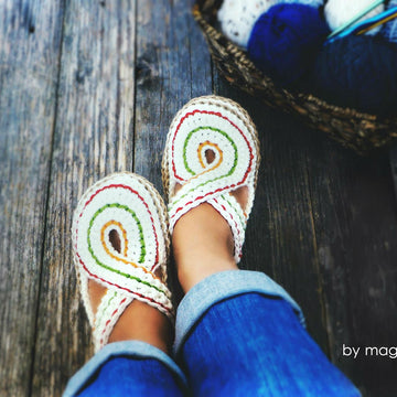 Women Twisted Slippers with Rope Soles