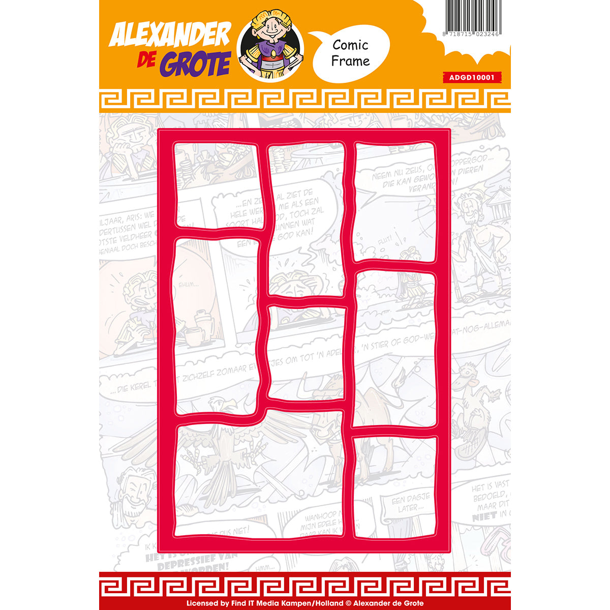 Find It Trading Alexander de Grote Die - Comic Frame