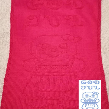 Nr. 374 18. Gingerbread wife God Jul guest towel