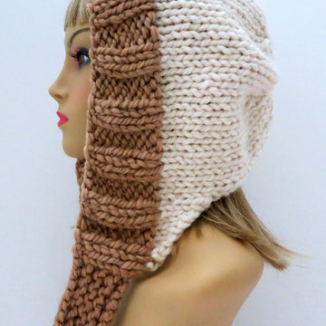 Snowfall Winter Hat with 2 Different Bands and 6 Different Styles
