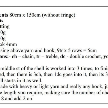 Shelly Blanket Crochet Pattern #37