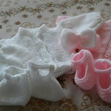 Baby Knitting 14 inch Set