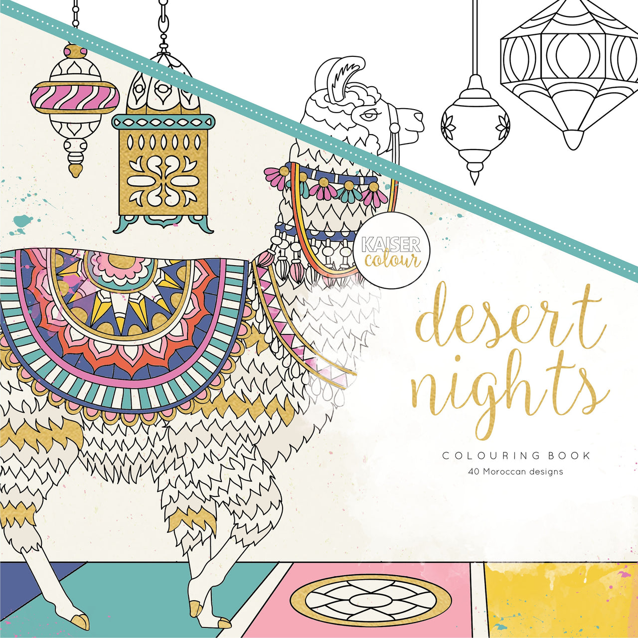 Kaisercraft KaiserColour Perfect Bound Coloring Book 9.75"X9.75" - Desert Nights