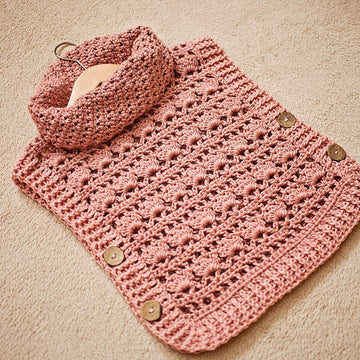 Rose Poncho - Pullover