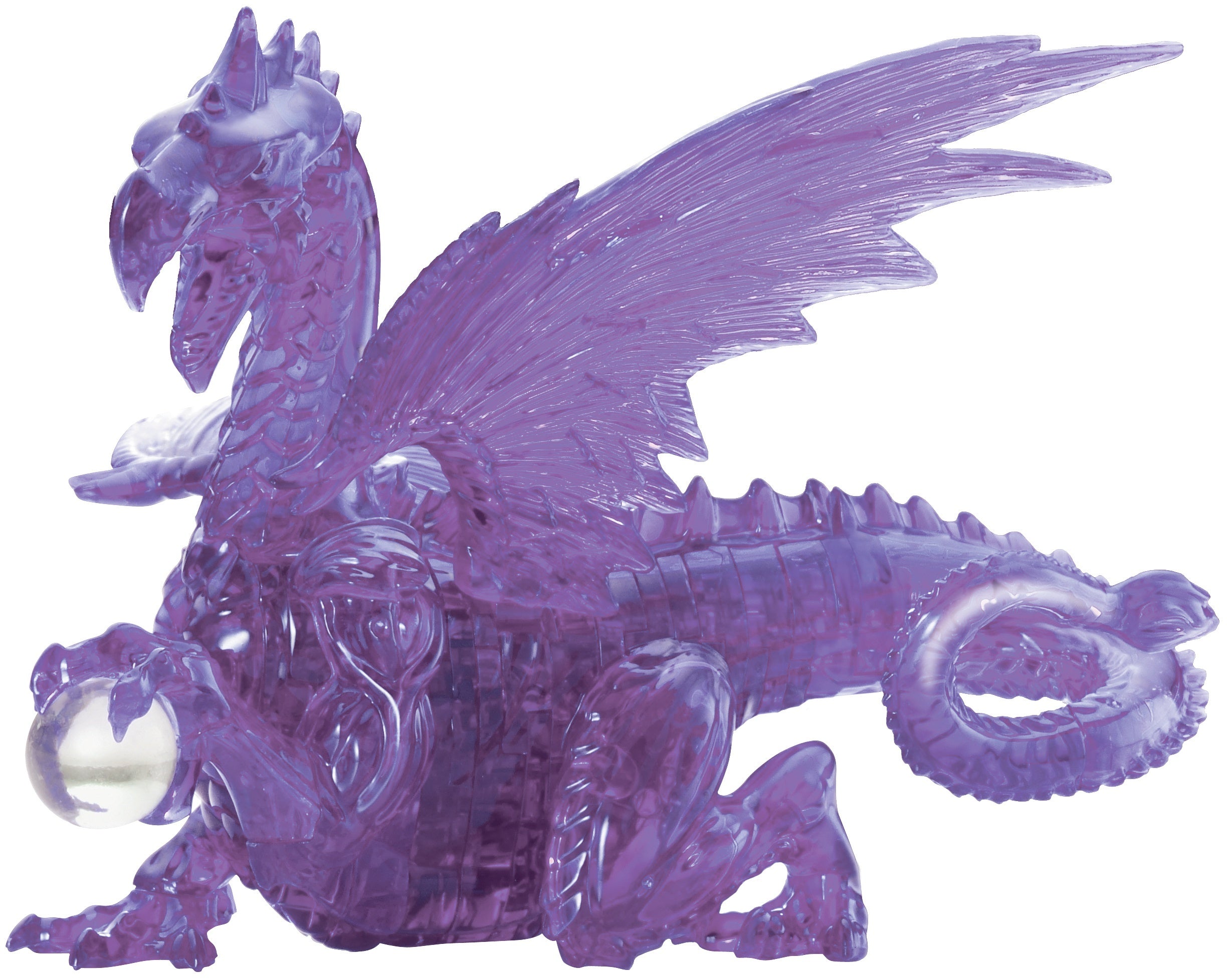 University Games 3-D Licensed Crystal Puzzle - Purple Dragon