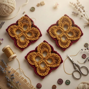 Crochet Granny Square Pattern PDF – Easy Afghan Square Motif