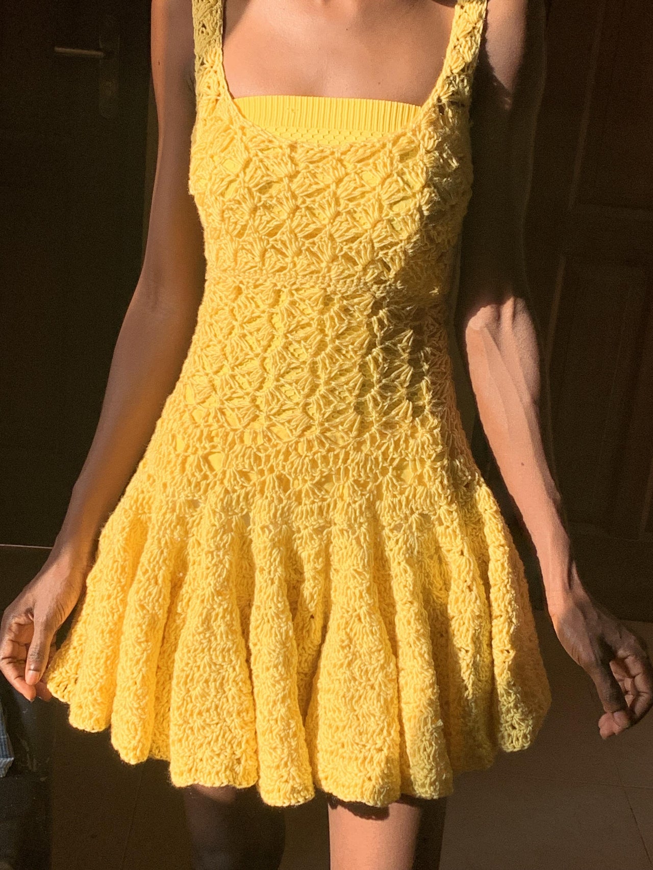 Elegant Ballerina Crochet Dress Pattern – PDF DIY for Women