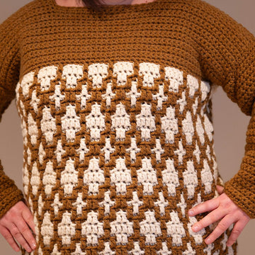 Mosaic Crochet Sweater