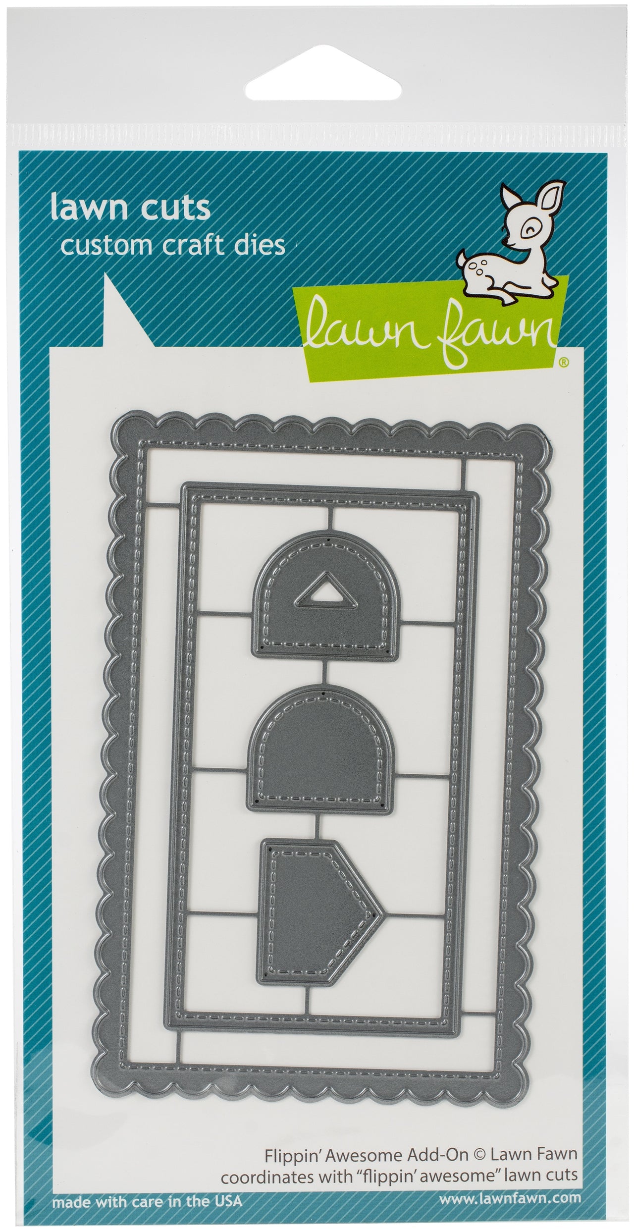 Lawn Fawn Lawn Cuts Custom Craft Die - Flippin' Awesome Add-On
