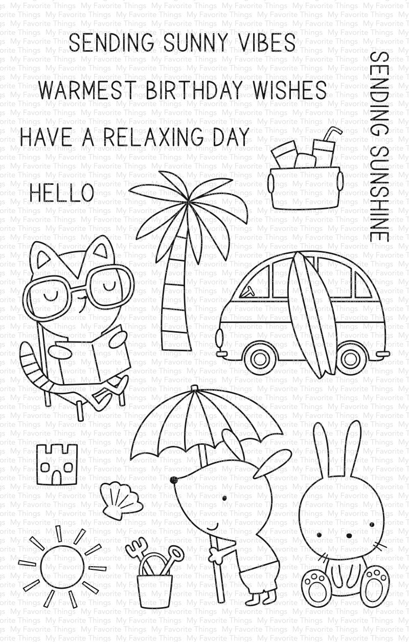 My Favorite Things Clear Stamps 4"X6" - Sunny Vibes