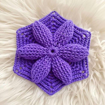 Crochet 3D Motif Pdf + Video Tutorial