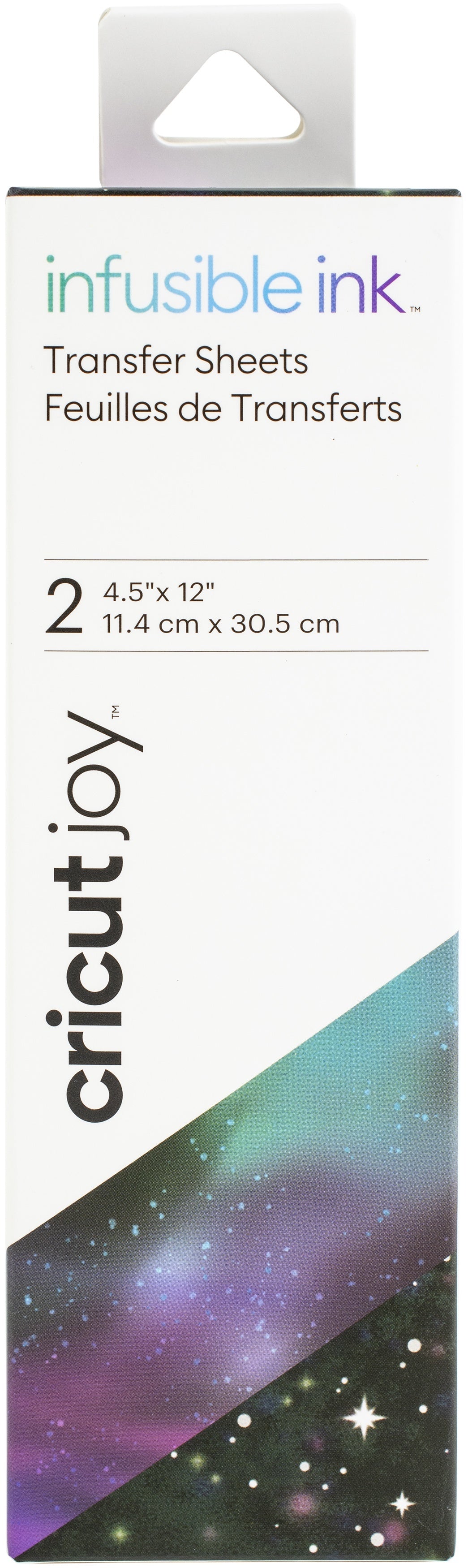 Cricut Joy Infusible Ink Transfer Sheet 4.5"X12" 2/Pkg - Galaxy