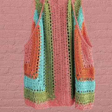 Jasmine Halter Neck Crochet Top
