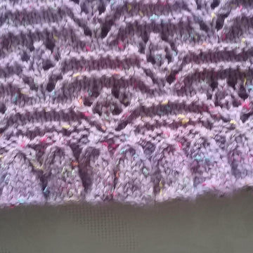 Frilled flower cardigan