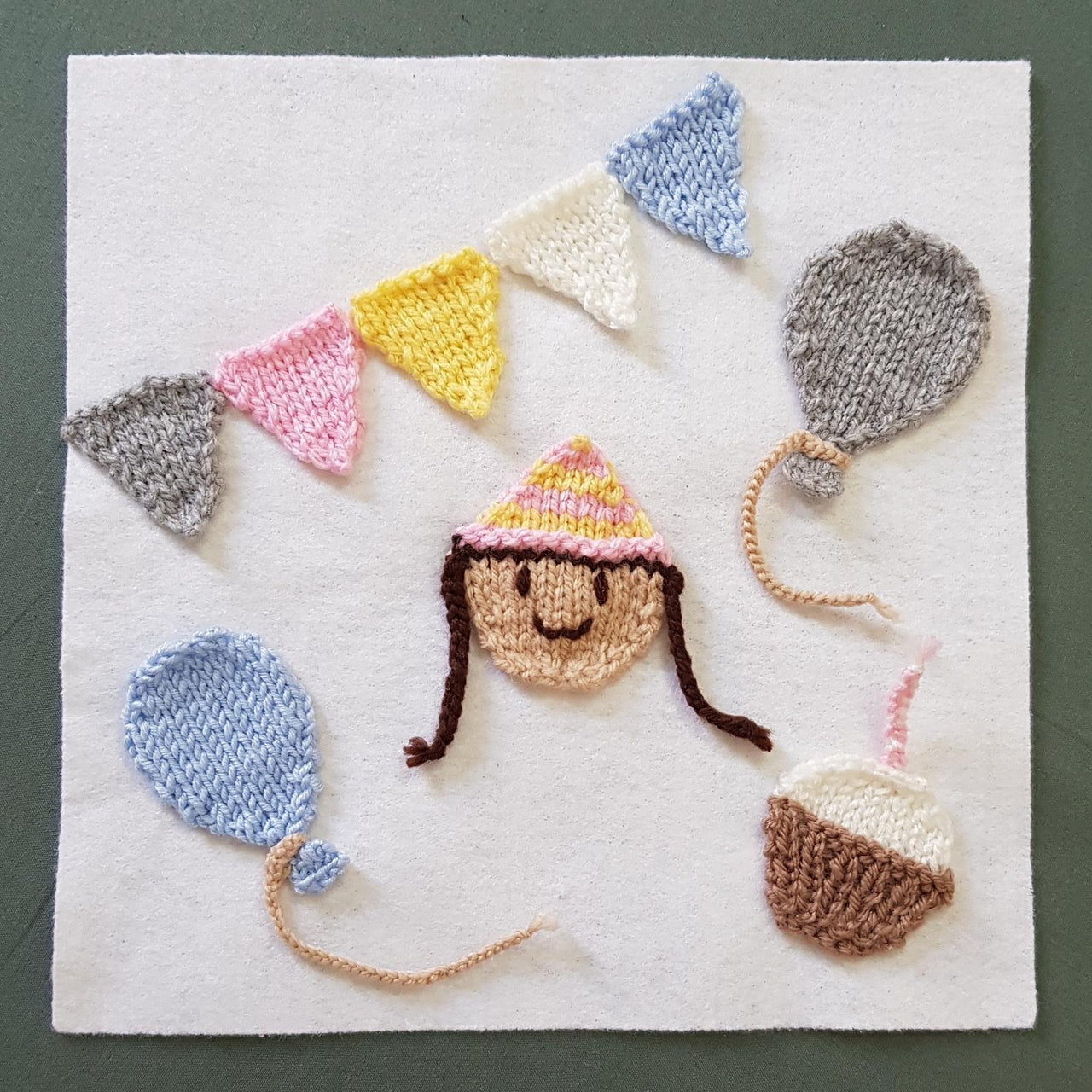 Knitted Birthday Gift Picture