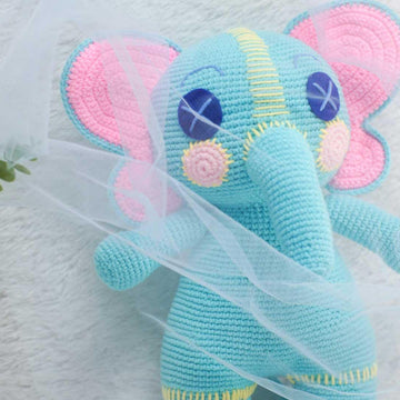Ello elephant cocomelon amigurumi crochet doll