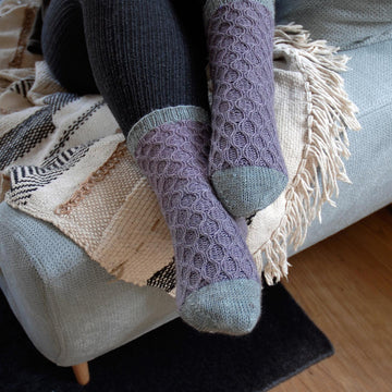 Lavender and Mint Socks