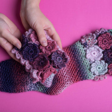 Lovers of flowers socks