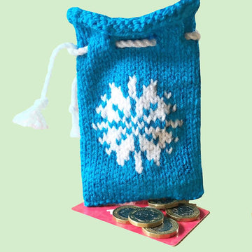 Snowflake frozen chocolate gift bags