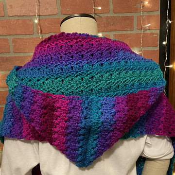 EASY BEGINNER'S Pocket Shawl with Optional Hood