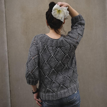 Diamond chunky pullover