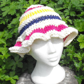 SUPERFAST SUN HAT KNITTING PATTERN - MADMONKEYKNITS