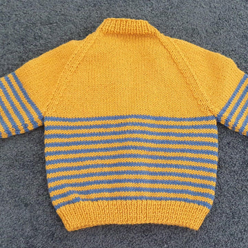Pepper - Child's striped raglan cardigan