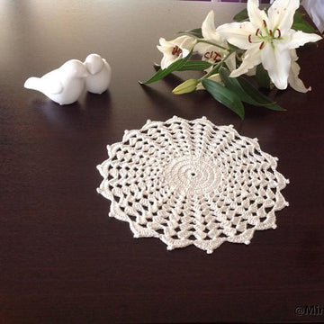 Crochet Placemat & Coaster Set N 110