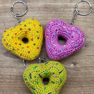 Heart Donut keychain
