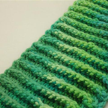 Ridged Tunisian Cowl
