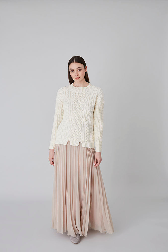 Crieff - Jumper Knitting Pattern for Women in Debbie Bliss Rialto DK - Downloadable PDF