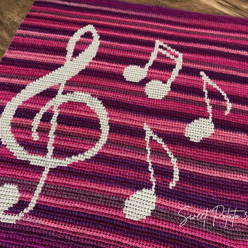 Music Note Blanket