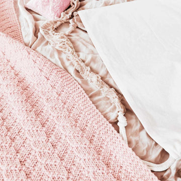 Baby Blanket - Mock Cable