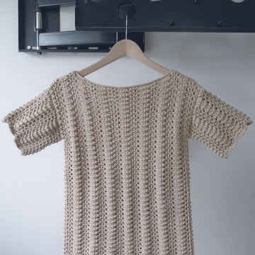 Linen and Lace Tee Sweater