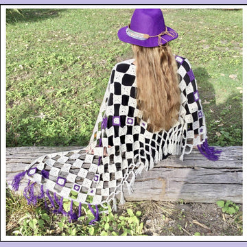 Grannys Gone Bohemian Shawl
