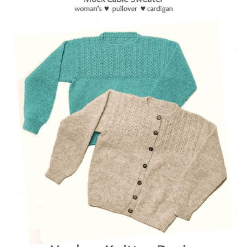 #8 Women's Mock Cable Sweater