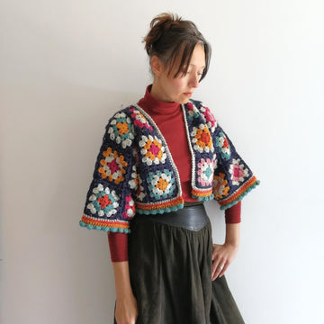 Cropped Granny Jacket (Aran)