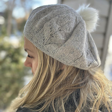Dreamy Snowdrops Beret