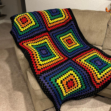 Rainbow Connection Blanket