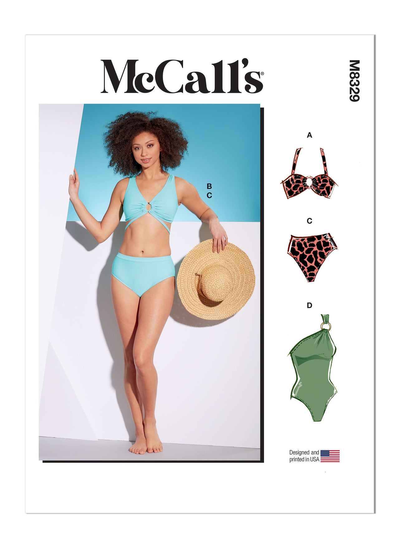 McCall's Misses' Swimsuits M8329 - Sewing Pattern
