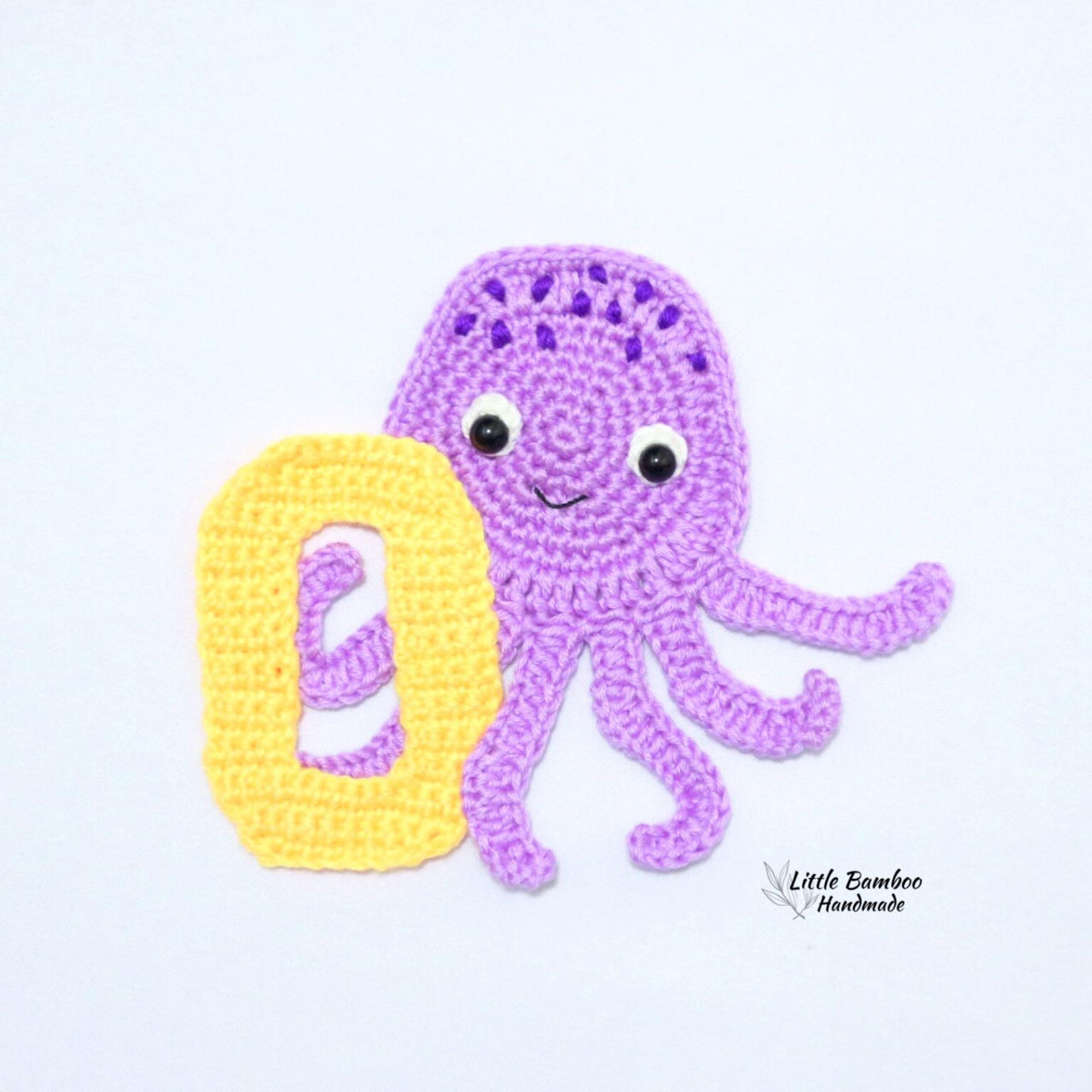 O for Octopus Applique