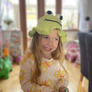 Kids Frog Bucket Hat
