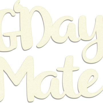 Artdeco Creations Sunburnt Country Laser Cut Coasterboard - G'day Mate 2.2"X2.9" 2/Pkg