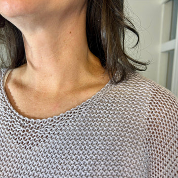 Machine Knit Simple Stitch Sweater