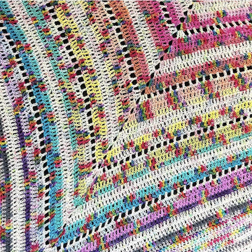 Rainbow Rays Shawl